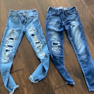 2 American Eagle jeans